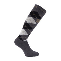 Chaussettes Argyle HV Polo Charbon / noir / taupe Gris