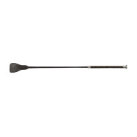 Paardrijcravache 60 cm met leren flap - Horze Nicolet
