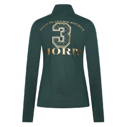 Top half-zip Favouritas Tech HV Polo Ivy Groen
