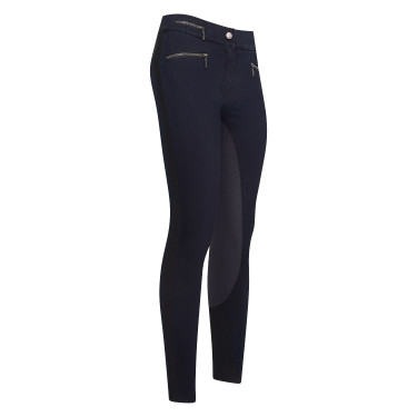 Euro-Star Onyx denim rijbroek full grip Euro-Star Onyx denim rijbroek full grip