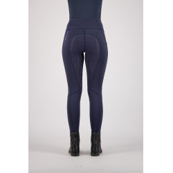 Legging d'équitation Euro-Star Breez FullGrip Bleu marine