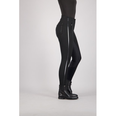 Pantalon d'équitation Euro-Star Wondershape FullGrip Noir
