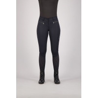 Pantalon d'équitation Euro-Star Airflow FullGrip Noir
