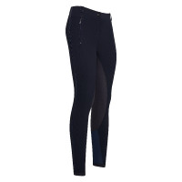 Pantalon d'équitation Euro-Star Slim shape full grip Bleu marine