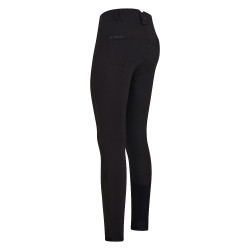 Pantalon d'équitation Euro-Star Slim shape full grip Meteorite Noir