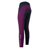 Pantalon d'equitation Euro-Star Aiko FullGrip Euro-Star sential Euro-Star Fem Bleu marine