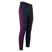 Pantalon d'equitation Euro-Star Aiko FullGrip Euro-Star sential Euro-Star Fem Bleu marine