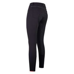Pantalon d'équitation Euro-Star Indigo FullGrip Meteorite Noir