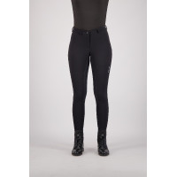 Pantalon d'équitation Euro-Star Snow Queen FullGrip Meteorite Noir