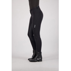 Pantalon d'équitation Euro-Star Snow Queen FullGrip Meteorite Noir