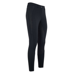 Pantalon d'équitation Euro-Star Sea Breeze FullGrip Meteorite Noir