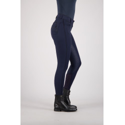 Pantalon d'équitation Euro-Star Indigo Diamond FullGrip Euro-Star sential Bleu marine
