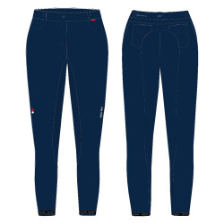 Pantalon d'equitation Euro-Star Indigo Diamond Full