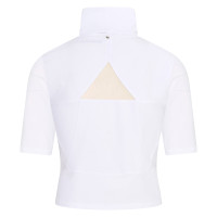 Crop top de compétition Euro-Star Flying Fearless Blanc Crop top de compétition Euro-Star Flying Fearless Blanc