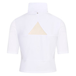 Crop top de compétition Euro-Star Flying Fearless Blanc Crop top de compétition Euro-Star Flying Fearless Blanc