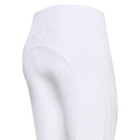 Collants d'equitation Euro-Star Flying Fundamental FullGri Blanc