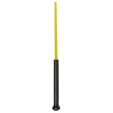 Cravache nylon Imperial Riding Economic manche caoutchouc Agrumes néon Jaune