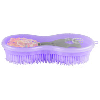 Perfection borstel met elastische manen Imperial Riding Koninklijk Paars Violet Perfection borstel met elastische manen Imperial Riding Koninklijk Paars Violet