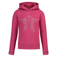 Sweat à capuche Imperial Riding Belle Star kids Fleur rose