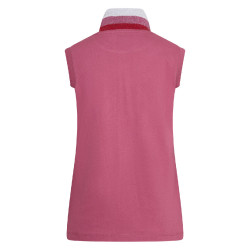Polo sans manches Imperial Riding Frenzie Rose violette