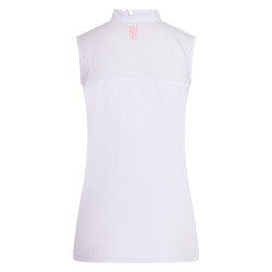 Polo sans manches Imperial Riding Camee Blanc Polo sans manches Imperial Riding Camee Blanc