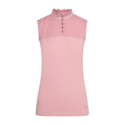 Polo sans manches Imperial Riding Camee Rose chic