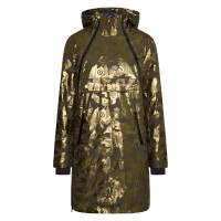 Lange anorak jas Imperial Riding Dalia Donker olijf