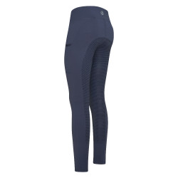 Legging d'équitation Imperial Riding Shiny Uni FullGrip Bleu marine Legging d'équitation Imperial Riding Shiny Uni FullGrip Bleu marine