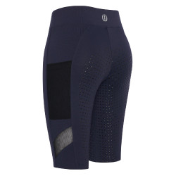 Korte legging Imperial Riding Swim and Ride Fullgrip Marineblauw