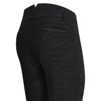 Pantalon Imperial Riding El Capone taille haute AOP FullGrip Zèbre noir