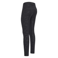 Pantalon d'équitation Imperial Riding El Capone AOP FullGrip Zèbre noir