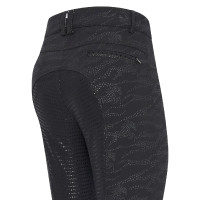 Pantalon d'équitation Imperial Riding El Capone AOP FullGrip Zèbre noir