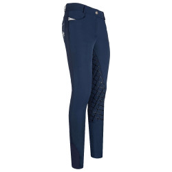 Pantalon d'équitation Imperial Riding Topper FullGrip Bleu marine