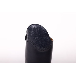 Bottes d'équitation Imperial Riding Olania Longue/Large Marine / fleur Bleu Bottes d'équitation Imperial Riding Olania Longue/Large Marine / fleur Bleu