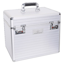 Box de pansage Imperial Riding Shiny Classic Argent Box de pansage Imperial Riding Shiny Classic Argent