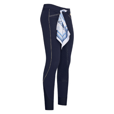 Pantalon d'équitation HV Polo Catatrina FullGrip Bleu marine