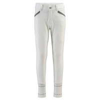 Pantalon d'équitation HV Polo James Boys FullGrip Blanc