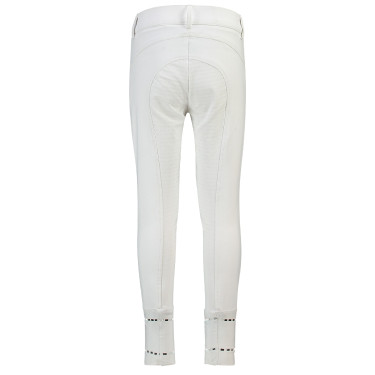 Pantalon d'équitation HV Polo June Girls FullGrip Blanc Pantalon d'équitation HV Polo June Girls FullGrip Blanc