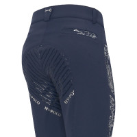 Pantalon d'équitation HV Polo Marijn Palm Springs FullGrip Bleu marine Pantalon d'équitation HV Polo Marijn Palm Springs FullGrip Bleu marine