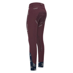 Pantalon d'équitation HV Polo Marijn Palm Springs FullGrip Dark berry Rouge Pantalon d'équitation HV Polo Marijn Palm Springs FullGrip Dark berry Rouge