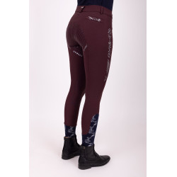 Pantalon d'équitation HV Polo Marijn Palm Springs FullGrip Dark berry Rouge Pantalon d'équitation HV Polo Marijn Palm Springs FullGrip Dark berry Rouge