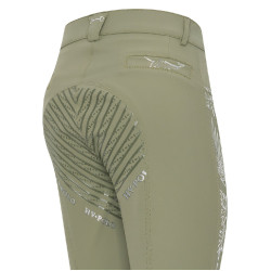 Pantalon d'équitation HV Polo Marijn Palm Springs FullGrip Oil vert