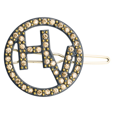 HV Polo Ginny Haarclip set van 2 stuks Zwart / marine Marineblauw