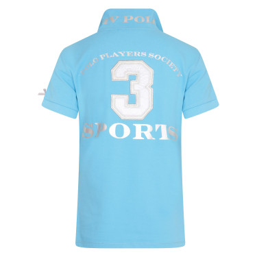 Polo Favouritas EQ HV Polo Blauw aqua