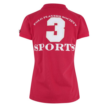 Polo Favouritas EQ HV Polo Ruby rose Rood