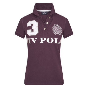 Polo Favouritas EQ HV Polo Pruim / zilver Bordeaux