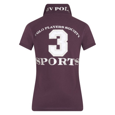 Polo Favouritas EQ HV Polo Pruim / zilver Bordeaux