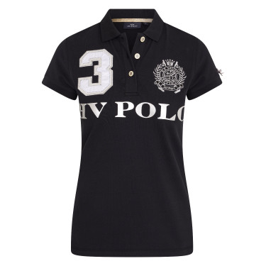 Polo Favouritas EQ HV Polo Zwart zilver