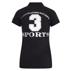 Polo Favouritas EQ HV Polo Zwart zilver