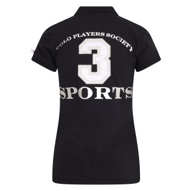 Polo Favouritas EQ HV Polo Zwart zilver